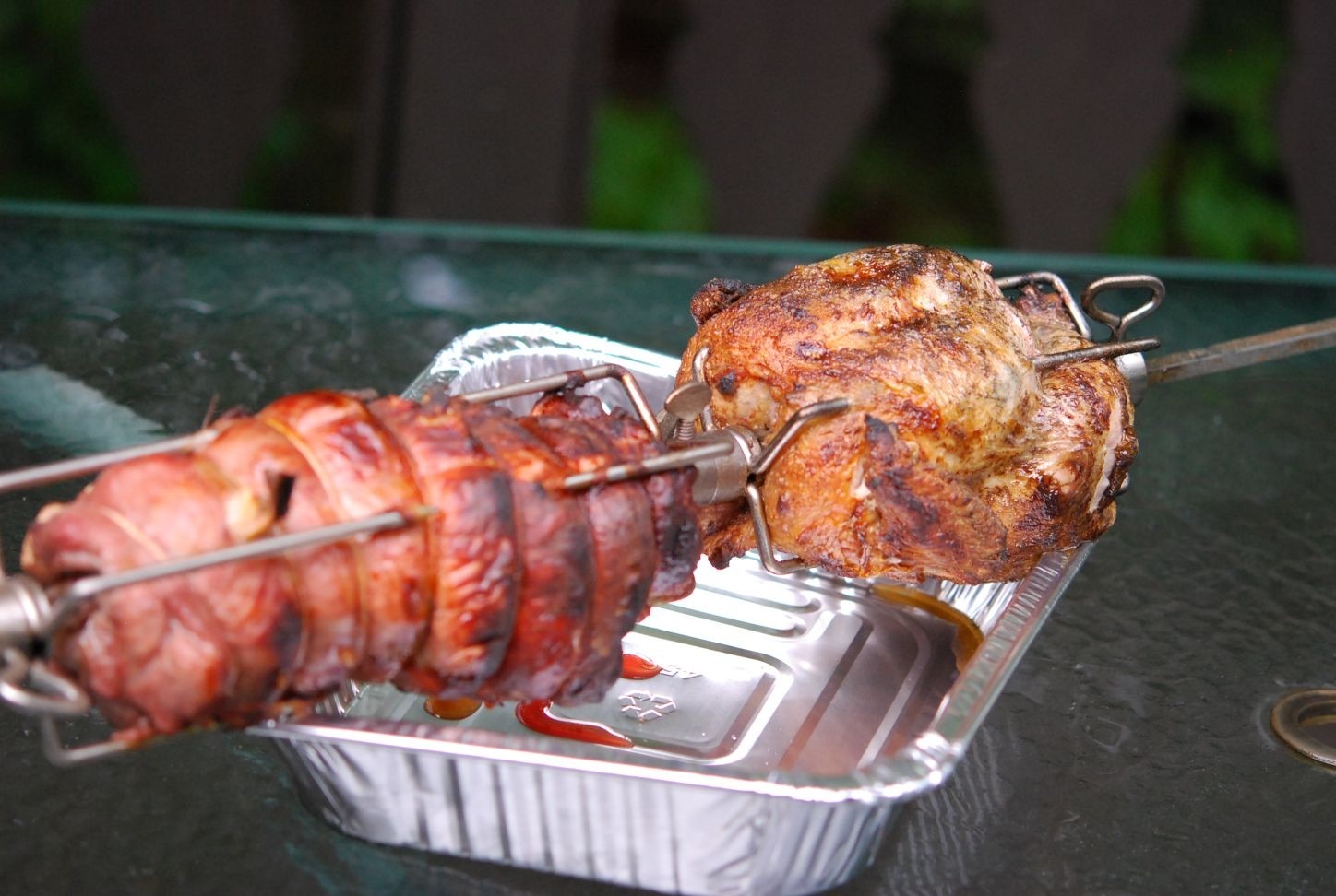 Charcoal Chicken Rotisserie: The Rotisserie Barrel